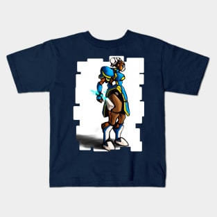 Mecha Chun Li 02 Kids T-Shirt